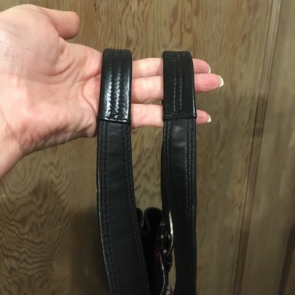 COACH π Poppy Glam Glitter Tartan Plaid Hobo Tote - Picture 11 of 13